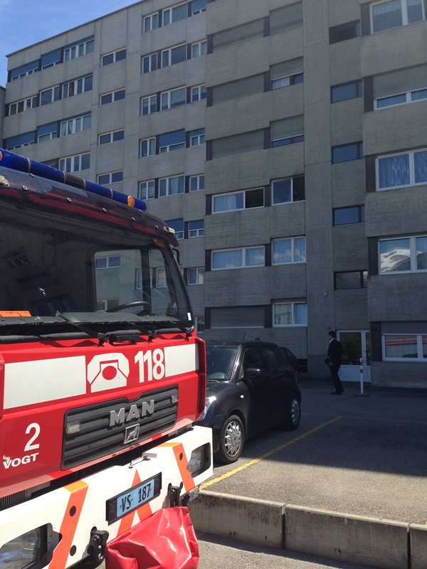 L'incendie a été rapidement maîtrisé par les pompiers de Sion.