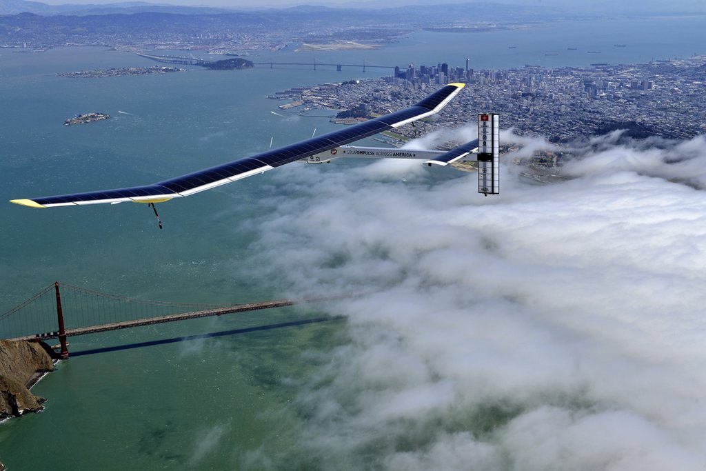 Solar Impulse prévoit de décoller tôt vendredi des environs de San Francisco pour entamer sa longue traversée des Etats-Unis. 