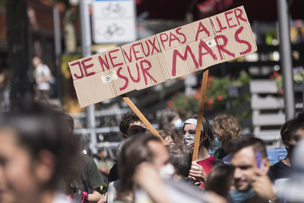 Des sections régionales de la Grève du climat sont favorables au référendum, d'autres réfléchissent encore (archives).