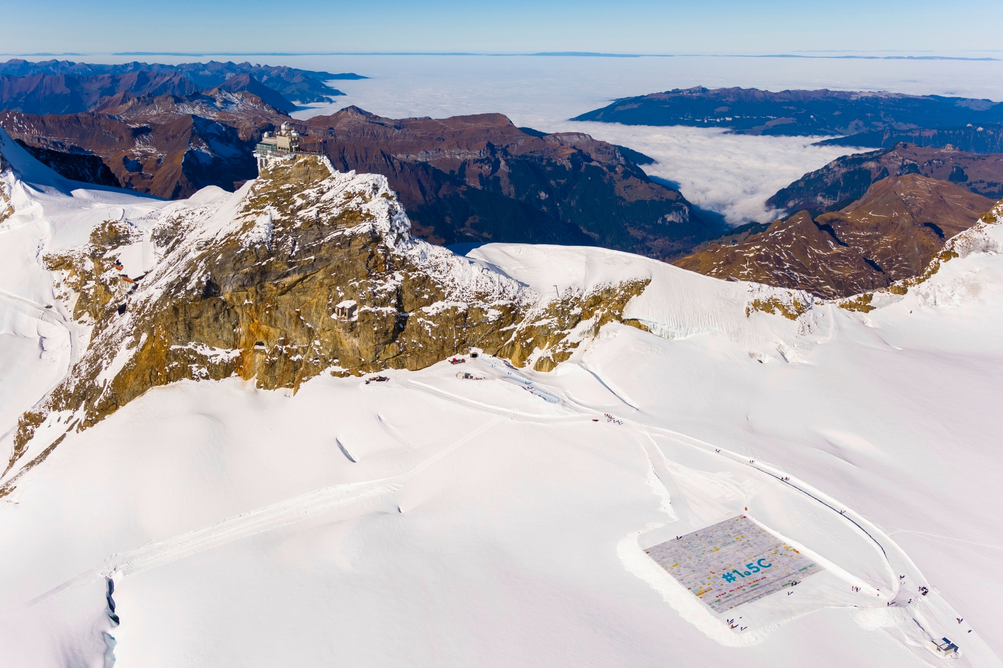 Les grands sommets comme le Jungfraujoch ont notamment subi d’importantes pertes. (archives)