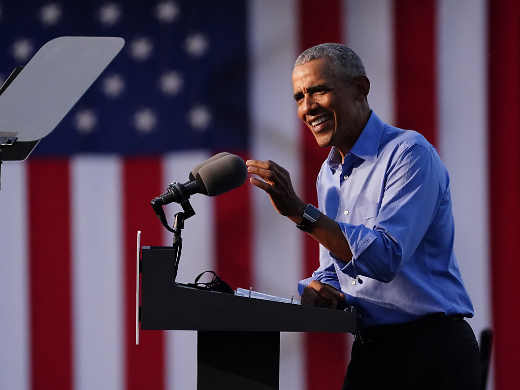 Barack Obama a appelé les démocrates à se mobiliser pour leur candidat Joe Biden.