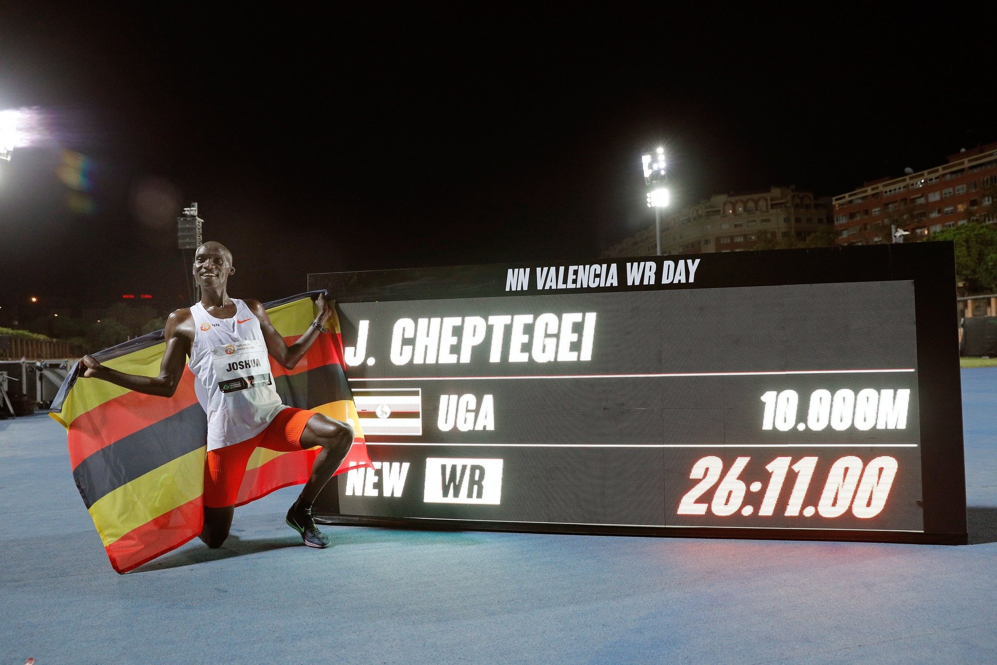 Joshua Cheptegei a battu les records du 5000 et du 10 000 mètres en moins de deux mois.