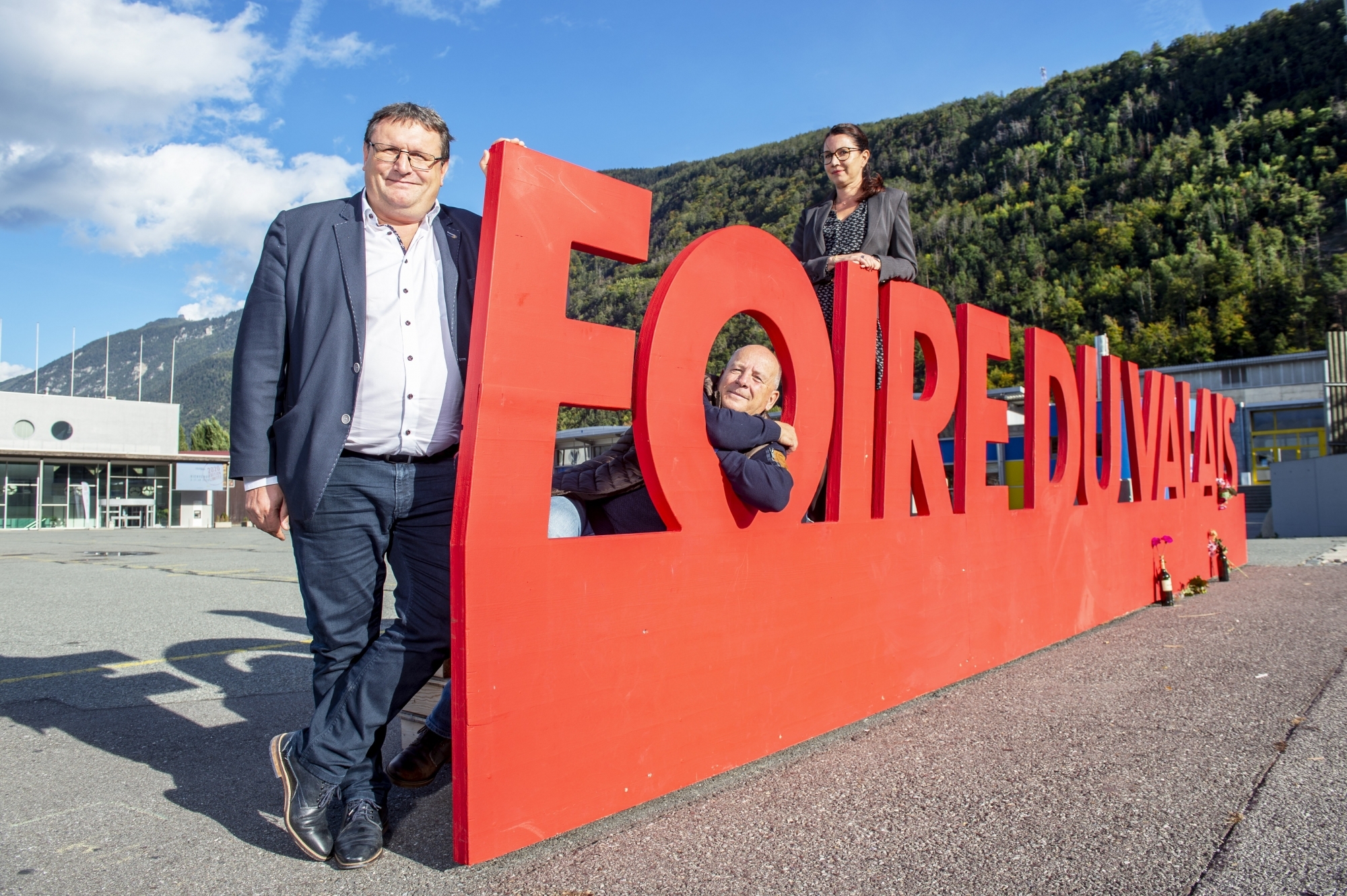 Fans inconditionnels de la Foire du Valais, Jean-Philippe Lonfat, Laurent Lattion et Christelle Piguet évoquent l'édition 2020 qui a lieu sans avoir lieu.