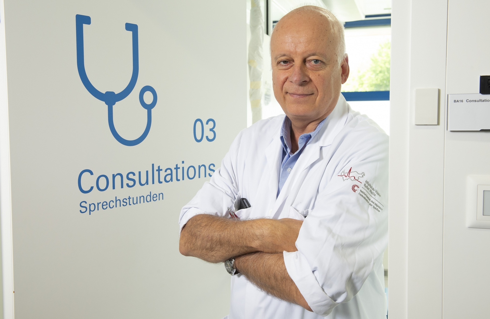 Nicolas Troillet , médecin-chef des maladies infectieuses à l'Hôpital du Valais