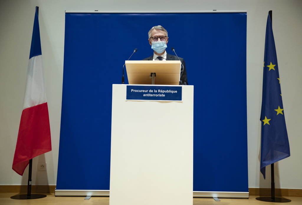 Le procureur national antiterroriste, Jean-François Ricard, a relaté les faits connus lors d'une conférence de presse jeudi soir à Nice (ARCHIVES).