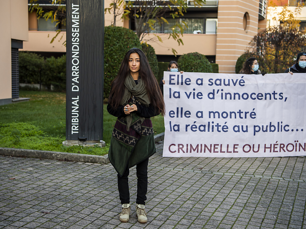 A l'appel de l'association "Empathie et Altruisme", une manifestation de soutien avait été organisée pour accueillir Virginia Markus devant le Tribunal de Nyon.