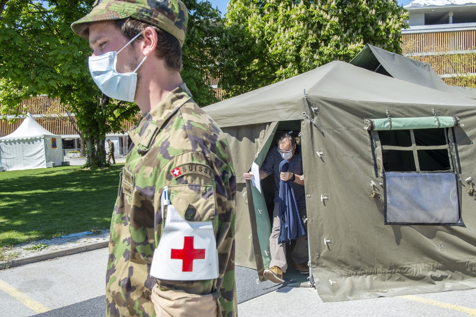 Des militaires avaient déjà été mobilisés au printemps dernier pour soutenir les autorités sanitaires valaisannes.