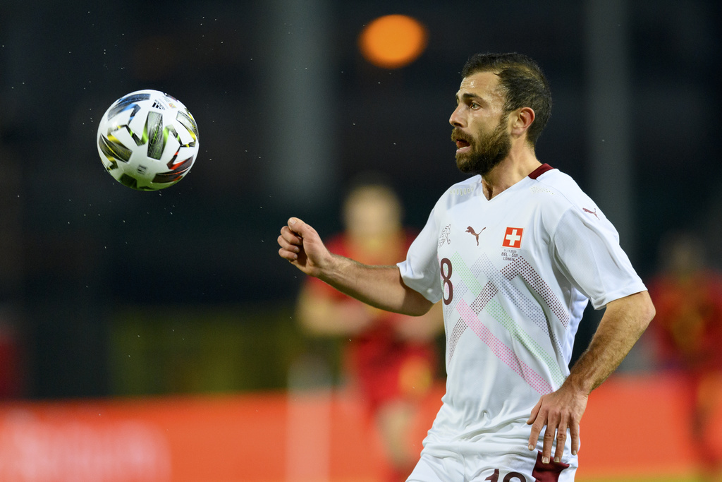 Admir Mehmedi a ressenti de fortes douleurs après le match contre Brême (archive).