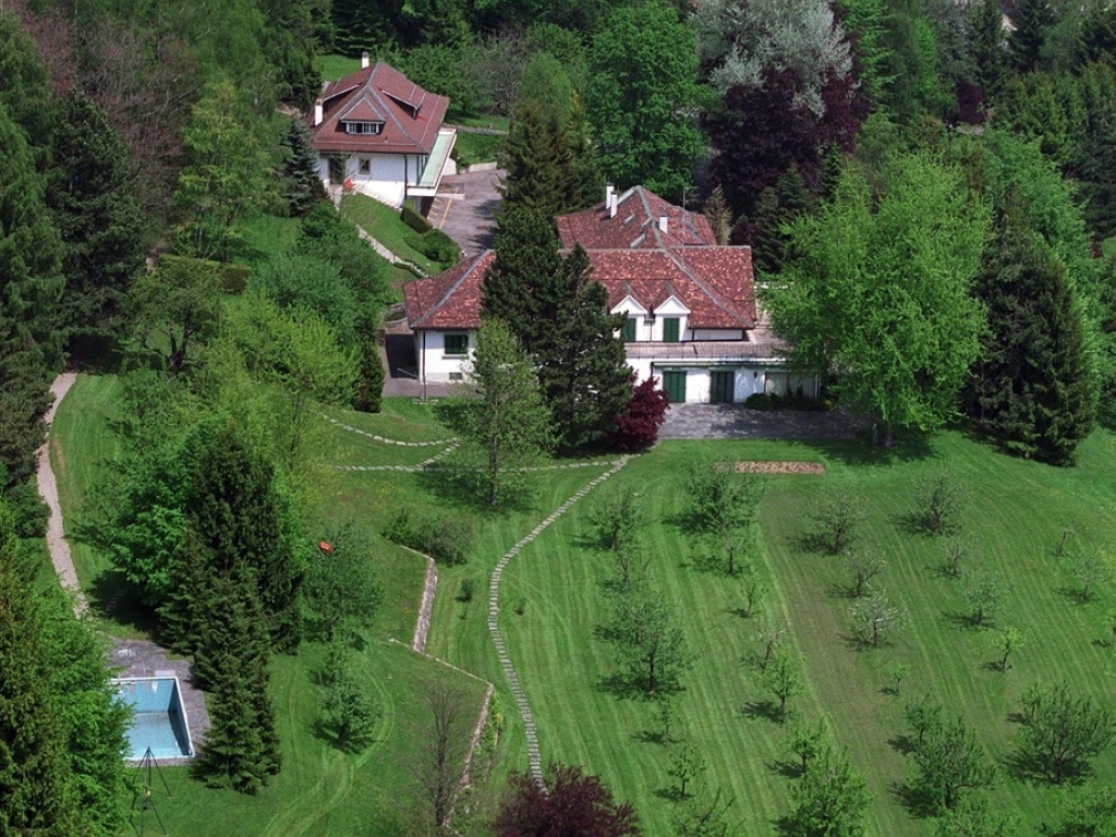 Le domaine des Miguettes à Savigny: l'imposante maison de maître a autrefois appartenu à l'ex-dictateur africain Mobutu Sese Seko (archives).