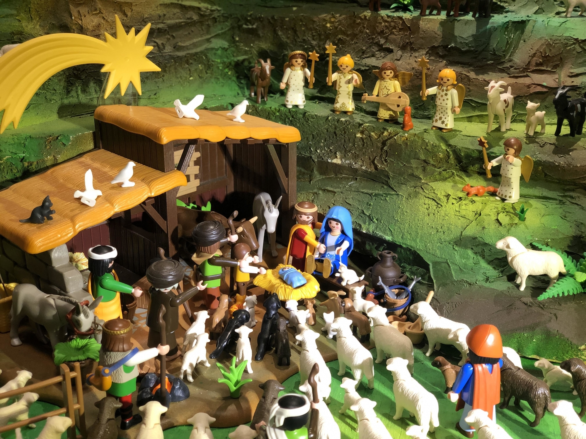 La crèche en Playmobil de l'animateur pastoral Casimir Gabioud sera exposée au centre d'Orsières.