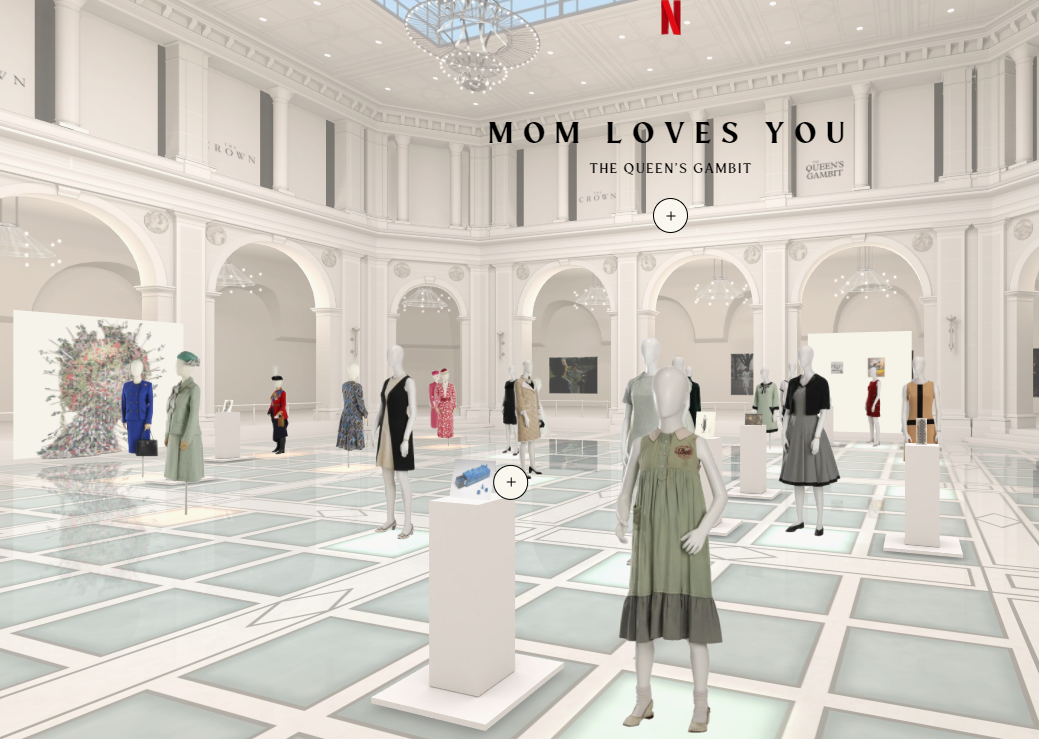 L'exposition virtuelle et interactive comporte plus de 21 costumes.