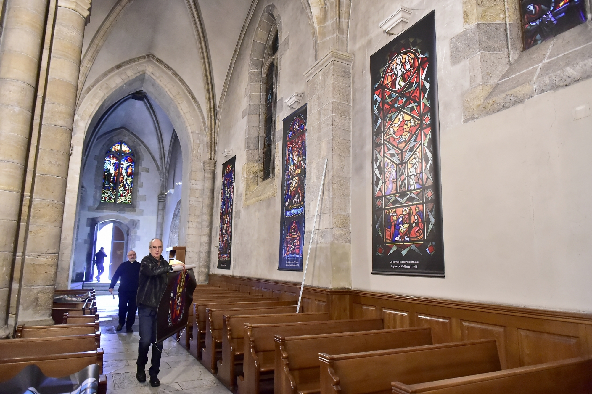En 2017, la cathédrale de Sion avait accueilli des oeuvres de l'artiste valaisan Paul Monnier. Elle restera vide cette année.