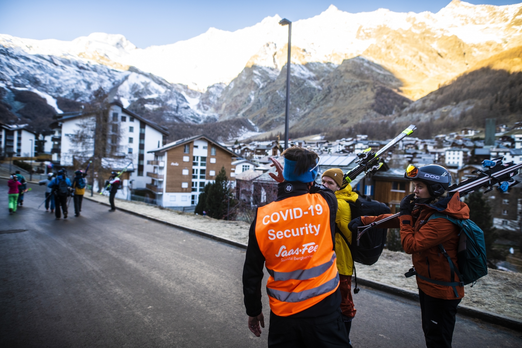 Saas-Fee, comme Zermatt, a déjà pu éprouver les mesures de protection contre le Covid-19.