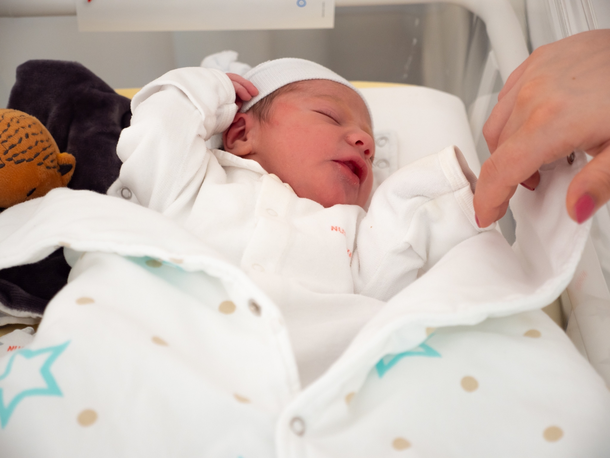 Daegan Vouilloz est le premier bébé né en Valais en 2021.