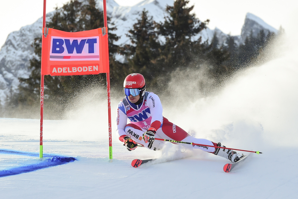 Loïc Meillard en action.