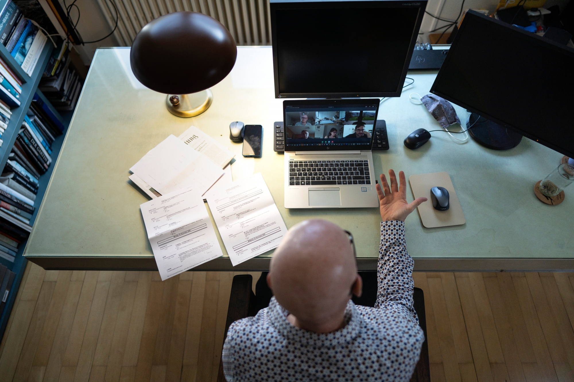 La pandémie oblige les entreprises à se réinventer, par exemple dans le domaine du travail à domicile (illustration).