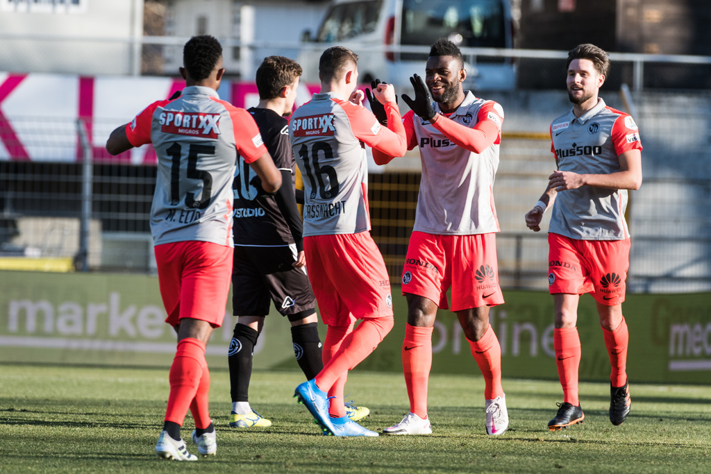 Dès la 10e minute, Jean-Pierre Nsame (au centre) a ouvert le score sur penalty.