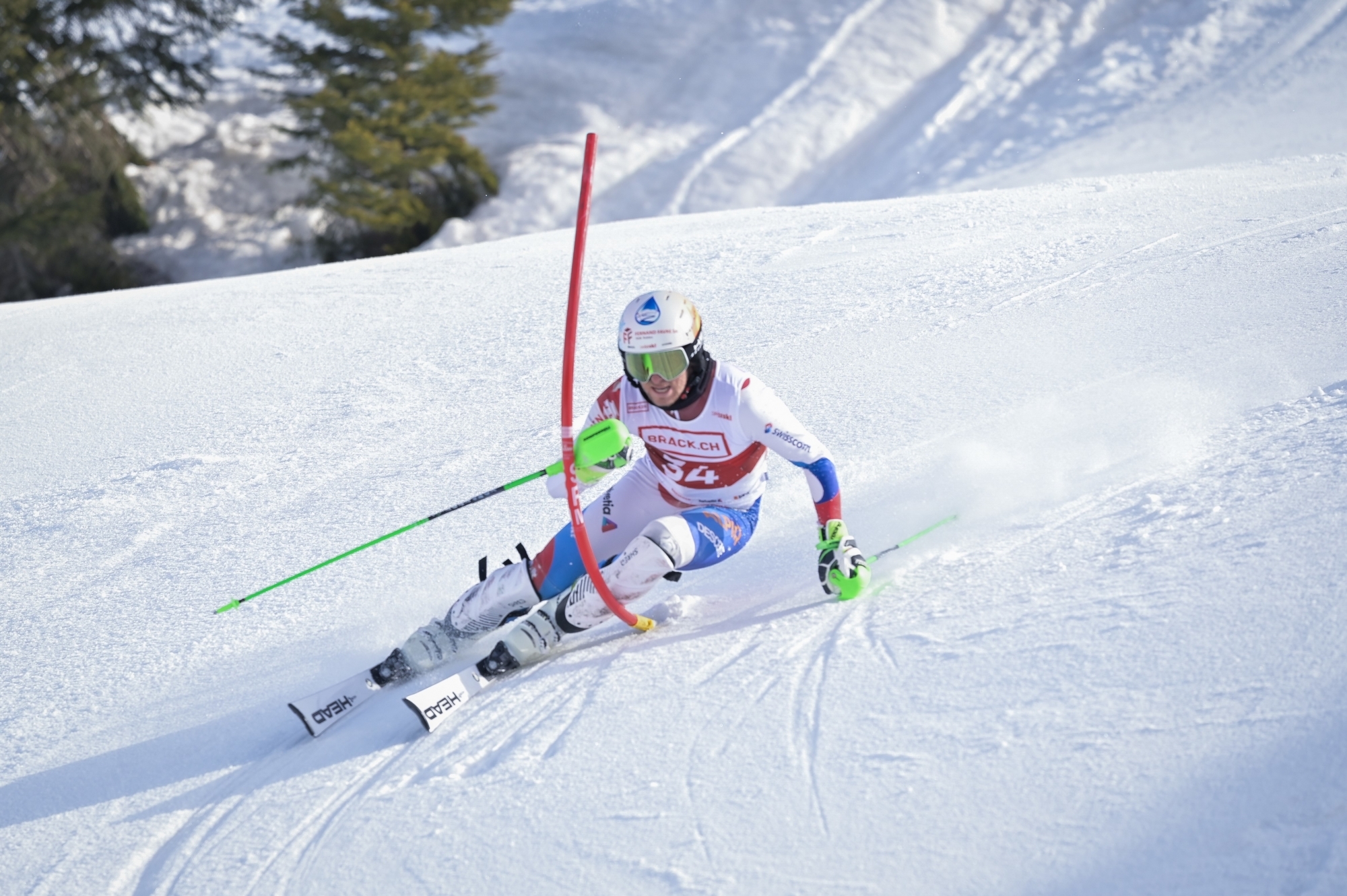Le skieur du Châble avait terminé huitième des Nationaux de slalom en 2020.