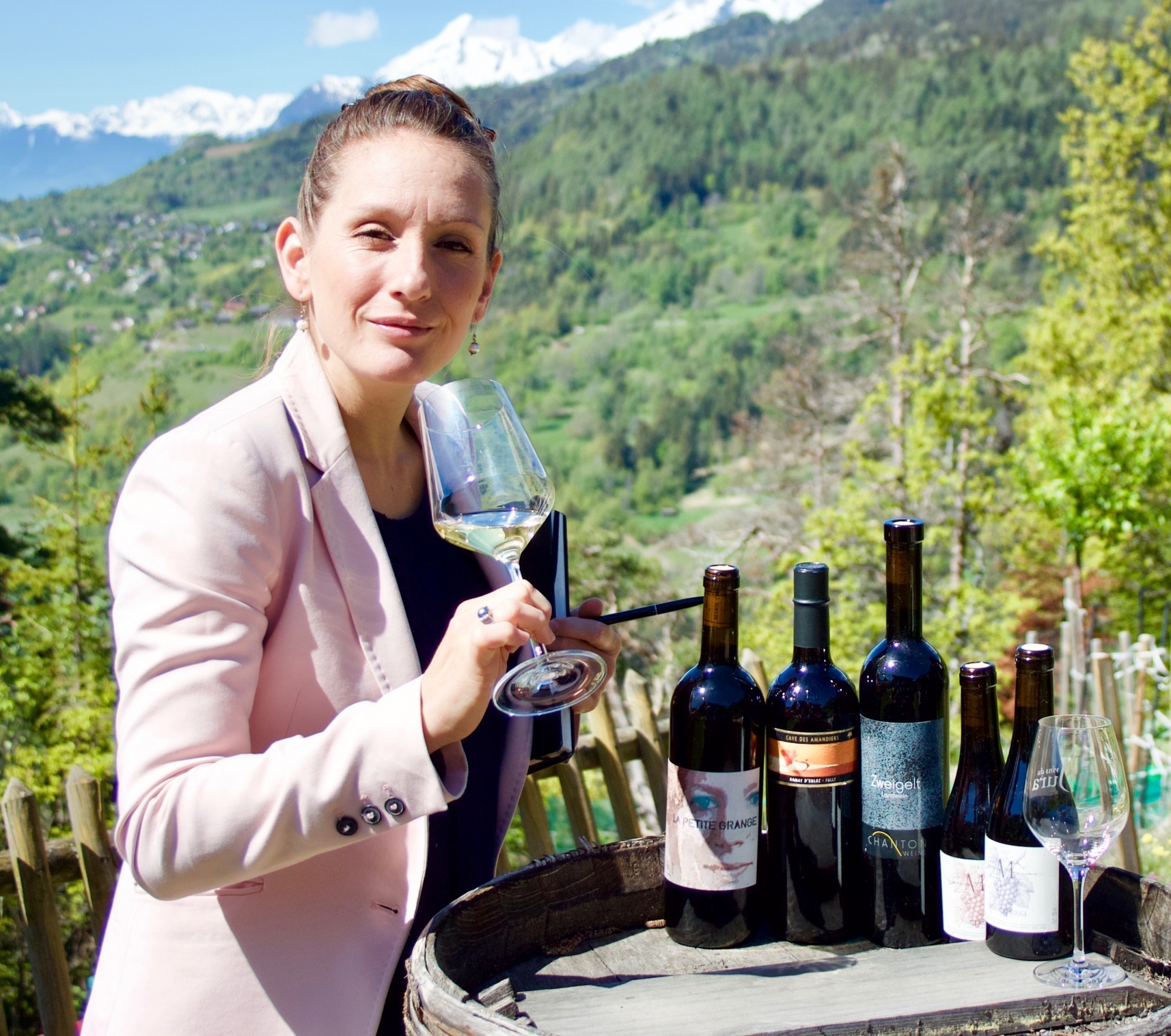 Mélissa Tarlier propose quatre vins à chaque séance vidéo.