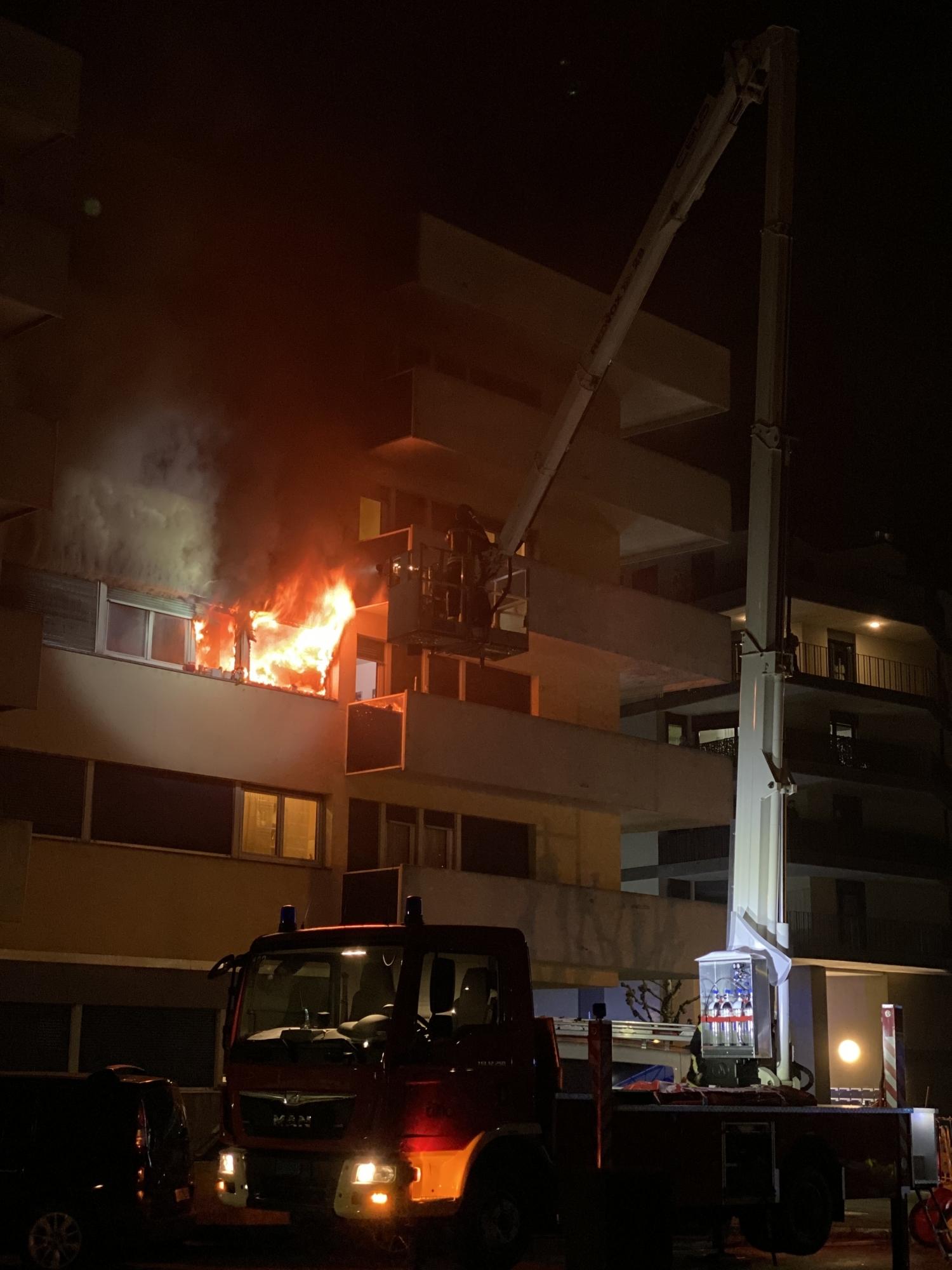 Un incendie s'est déclaré dans un appartement montheysan mercredi soir.