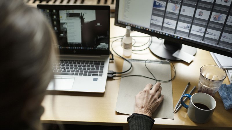 Le Conseil fédéral a de nouveau décrété l'obligation de télétravailler pour les personnes qui le peuvent.