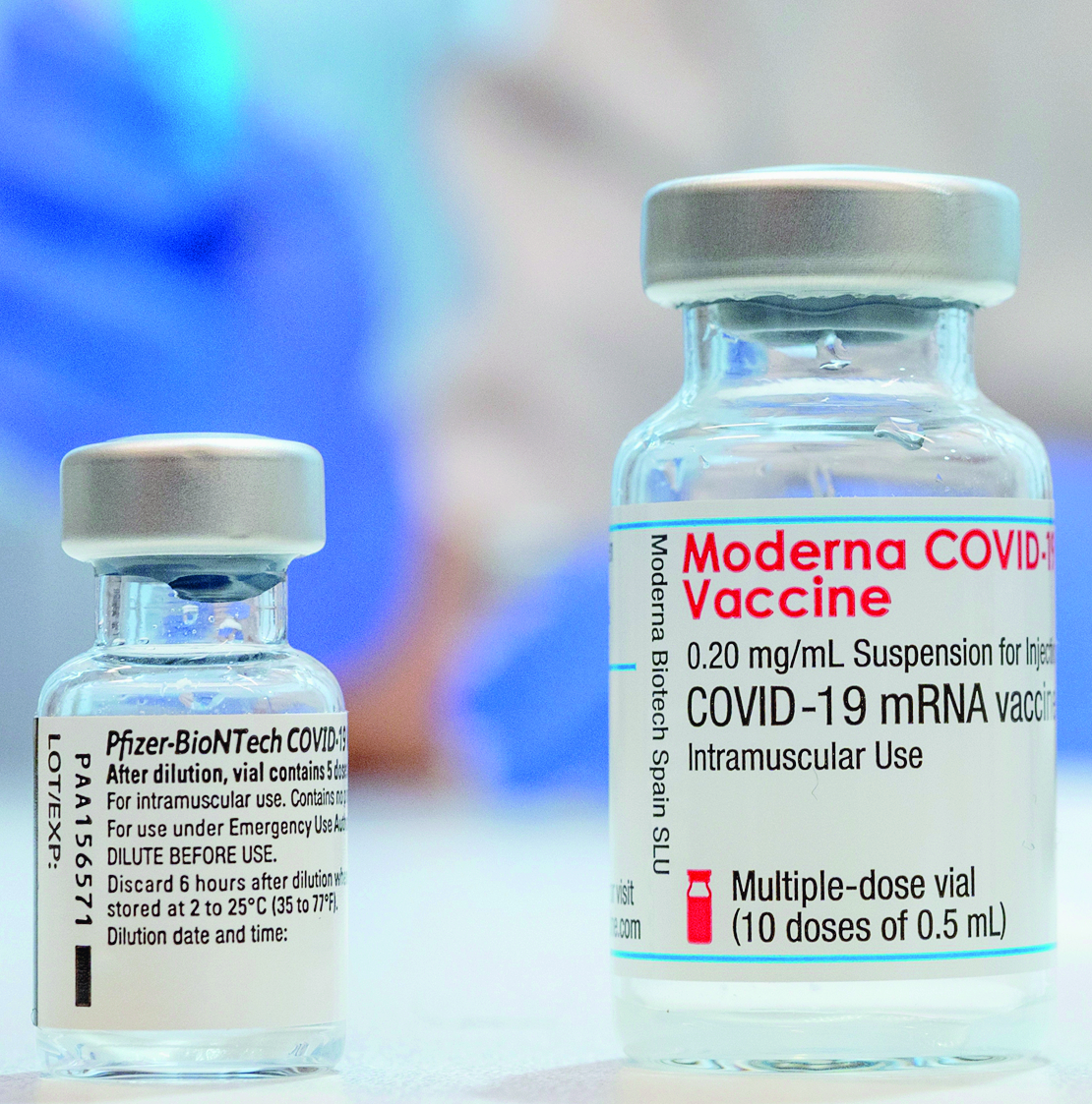 Les chiffres de Moderna et Biontech sont sans comparaison avec les autres groupes, en raison de leurs vaccins anti-Covid.