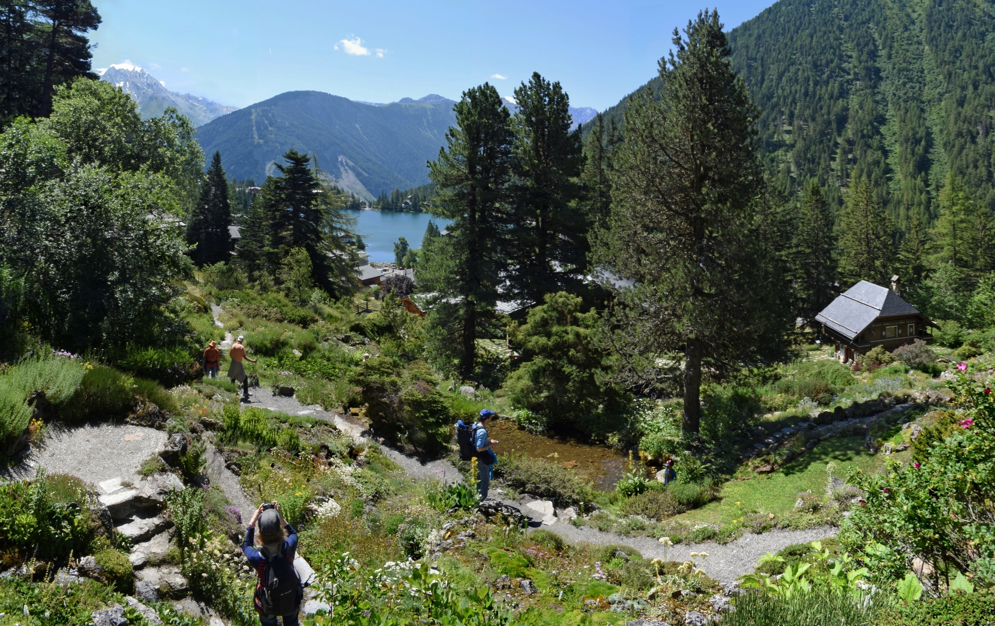 En plus d'offrir une superbe escapade en pleine nature, le jardin botanique Flore-Alpe accueille une grande exposition durant toute la belle saison.