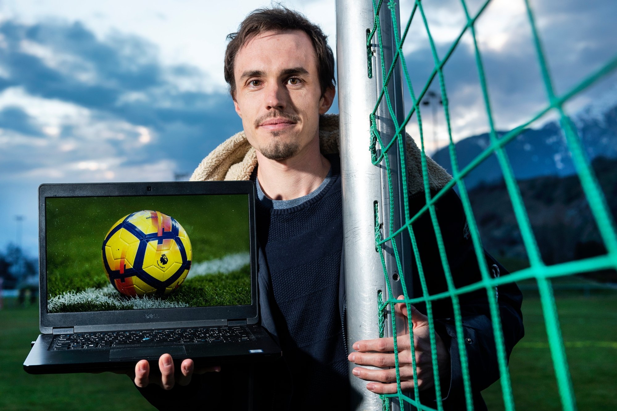 Raphaël Crettol aime davantage le foot anglais que le jeu en ligne.