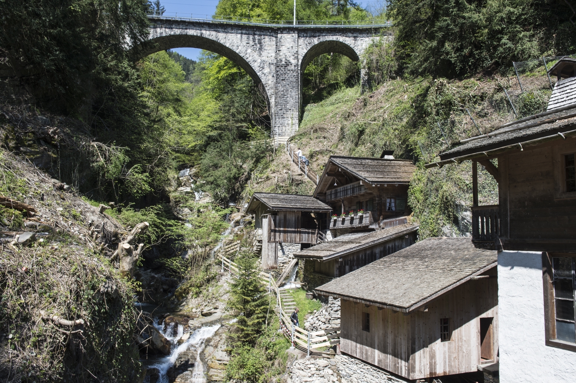 Le site des Vieux Moulins de la Tine sera ouvert au public à Troistorrents, mais sans animation.