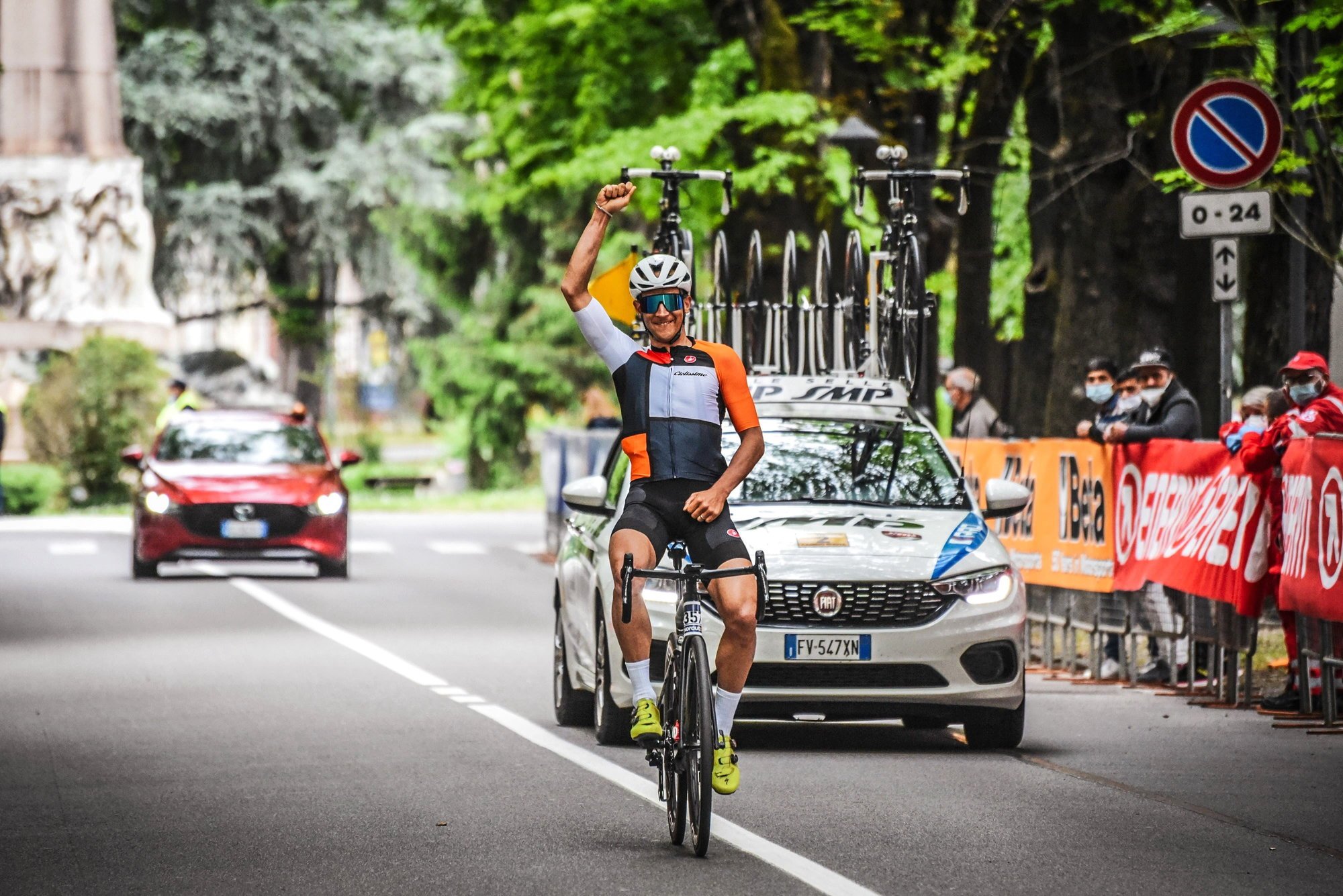 Raphaël Addy a décidé au dernier moment de se rendre à Laigueglia.