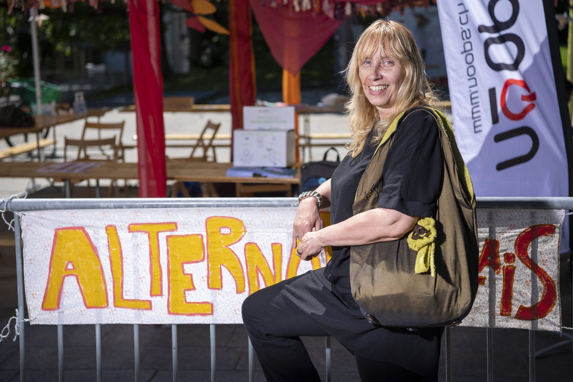 Sylvie Burret a mis sur les rails la coopérative oessor dans le cadre du festival Alternati'Valais qui a eu lieu cette semaine dans le canton.