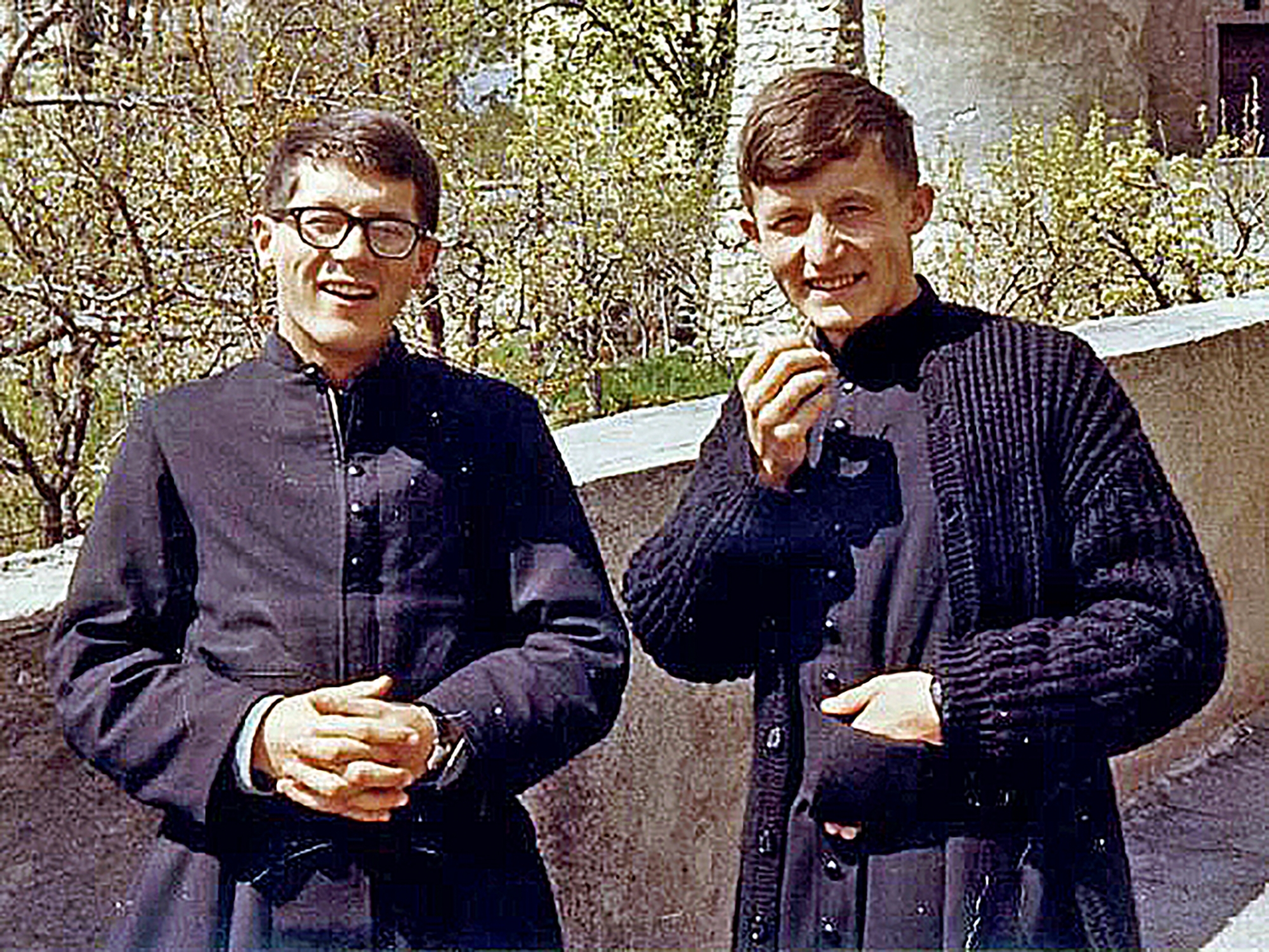 Charles-Henri et Michel Salamolard lorsqu'ils étaient au séminaire.