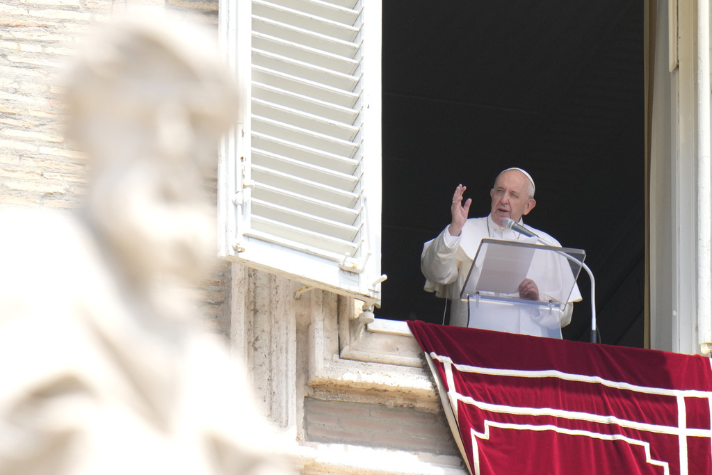 Le pape François a fait cette annonce depuis ses appartements, lors de la traditionnelle prière dominicale.