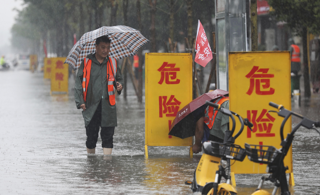 En trois jours, la ville de Zhengzhou a vu tomber l'équivalent d'un an de pluie.