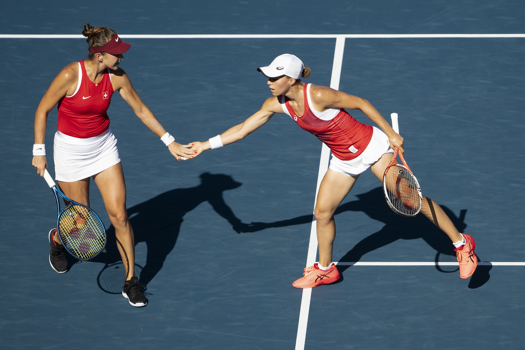 Belinda Bencic et  Viktorija Golubic en argent!