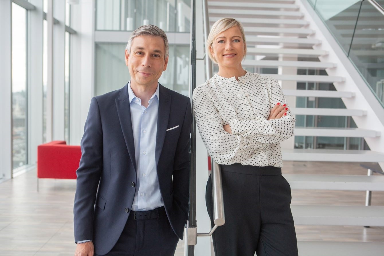 Elisabeth Logean et Pierre-Olivier Volet, le duo qui dirigera l'actualité TV de la RTS dès septembre.