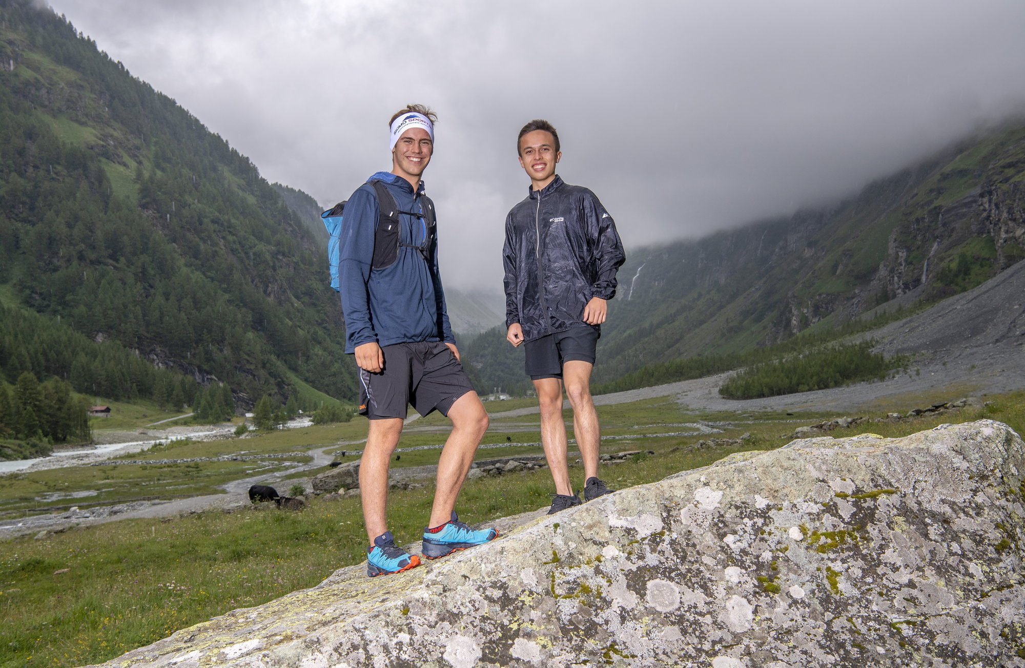 Alexandre Hofmann et Enzo Tchong ambitionnent de rallier Verbier à Zermatt en une semaine.