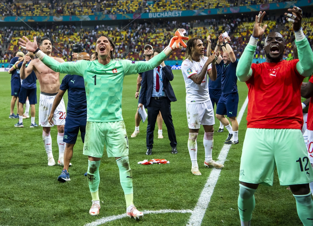 Contrôler Yann Sommer avec le maillot de l'équipe de Suisse ne sera pas possible sur FIFA 22.