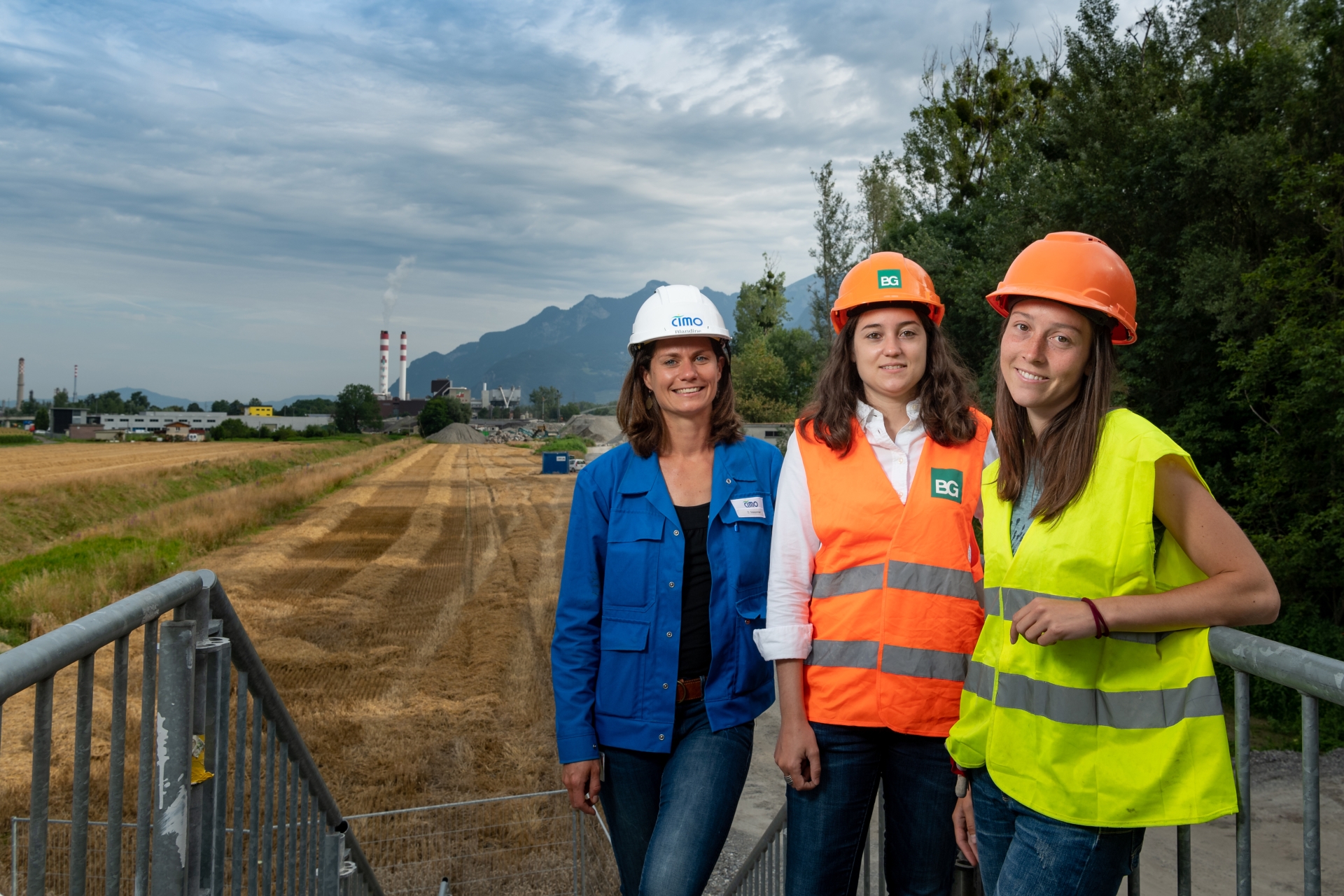 Le tunnelier du chantier Ecotube a été baptisé Janine, en s'inspirant des trois ingénieures actives sur le projet, Blandine Maisonnier, Jade Senn et Julie Italiano.