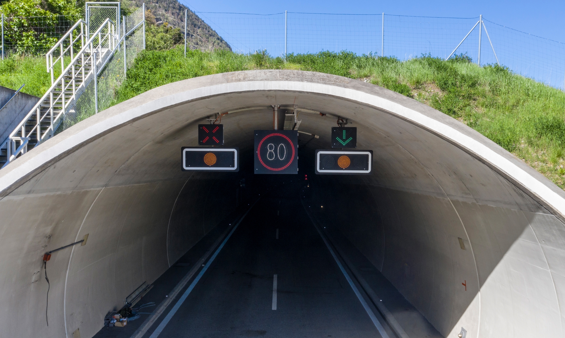 Le tunnel de Gamsen restera fermé au trafic durant trois nuits, du 27 au 30 septembre prochains.