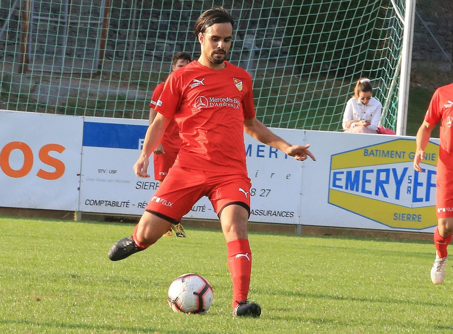 Diego Pereira et Sierre ont récolté un point en déplacement en deuxième ligue inter. 