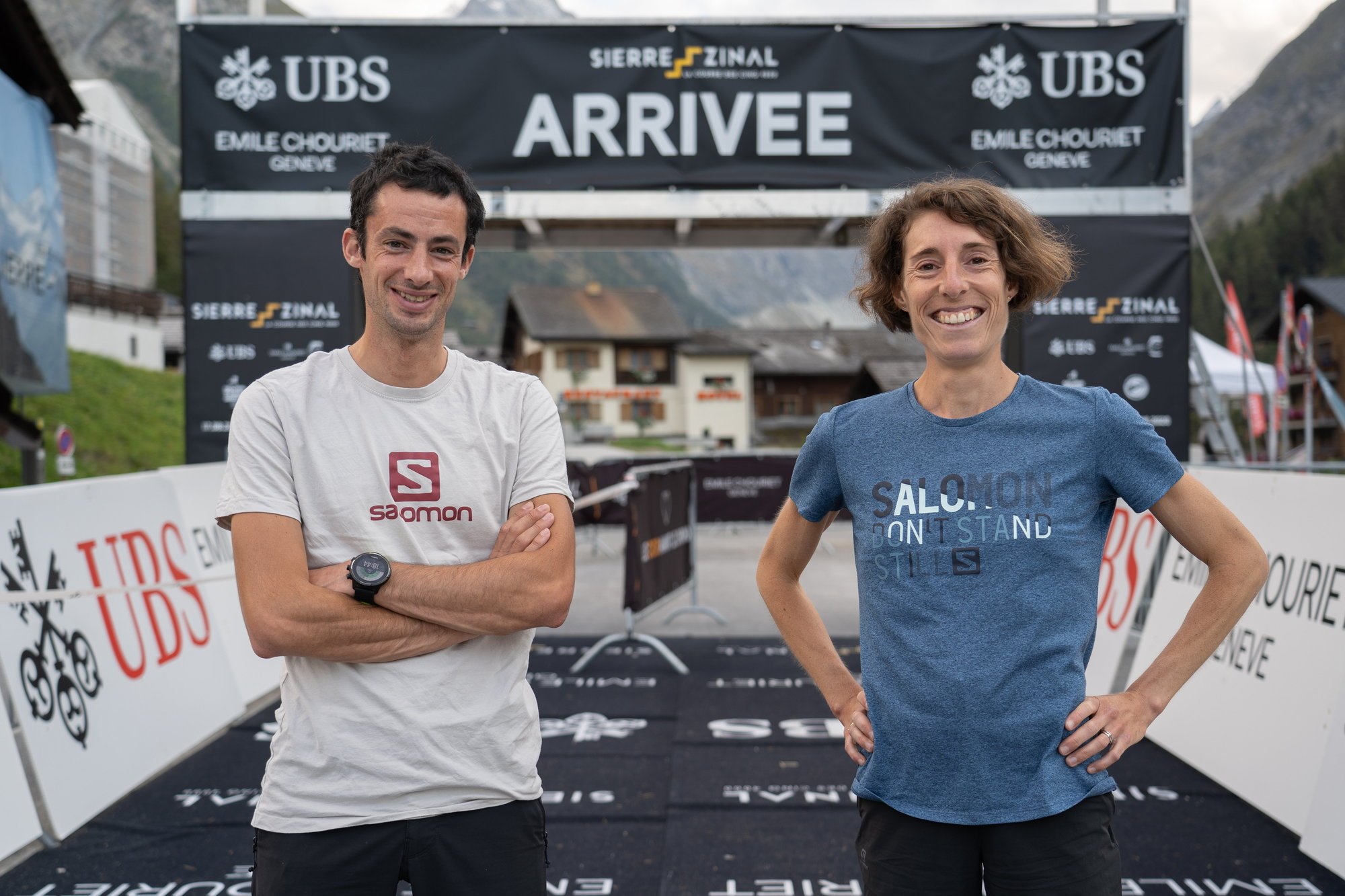 Kilian Jornet et Maude Mathys sont des habitués de la victoire entre Sierre et Zinal.