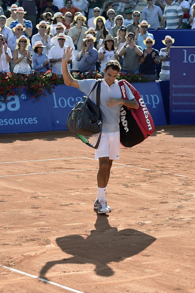 C'est fini pour Federer à Gstaad.