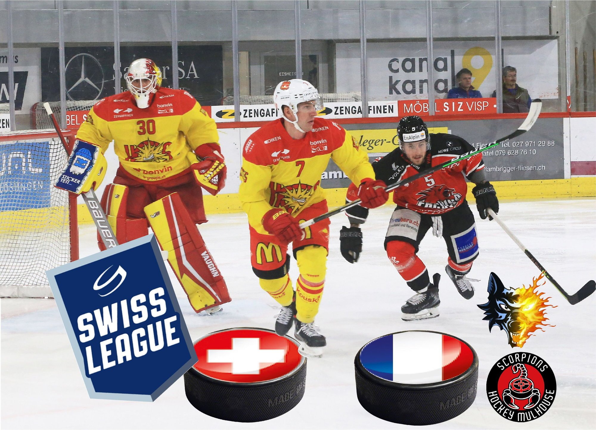 Grenoble et Mulhouse aimeraient intégrer la Swiss League en Suisse.