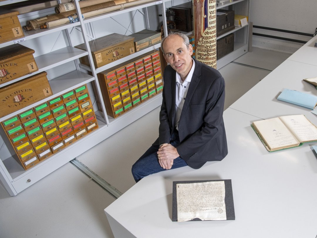Alain Dubois est le président de l'association des archivistes suisses depuis 2019.