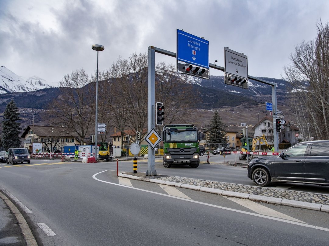 Le carrefour de Pont-de-la-Morge cédera sa place, dans dix-huit mois, à un giratoire. Durant les travaux, la circulation sera modifiée.