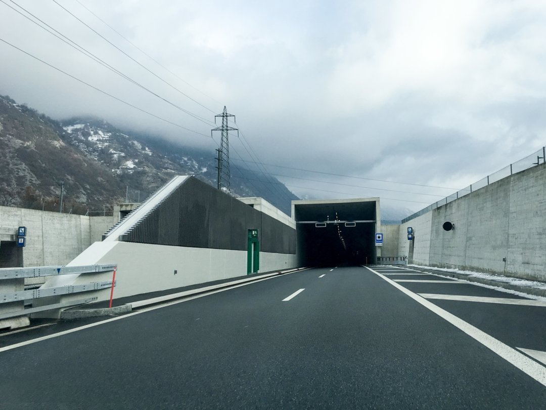 Le tunnel de Tourtemagne, comme celui de Sierre, va subir des travaux d'entretien. 