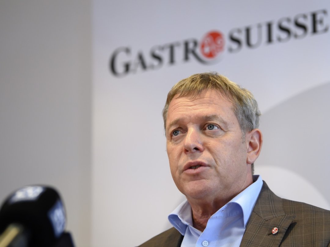 Casimir Platzer, président de Gastrosuisse, estime qu'il faudra trois à quatre ans pour mettre en œuvre ces cinq points du plan.