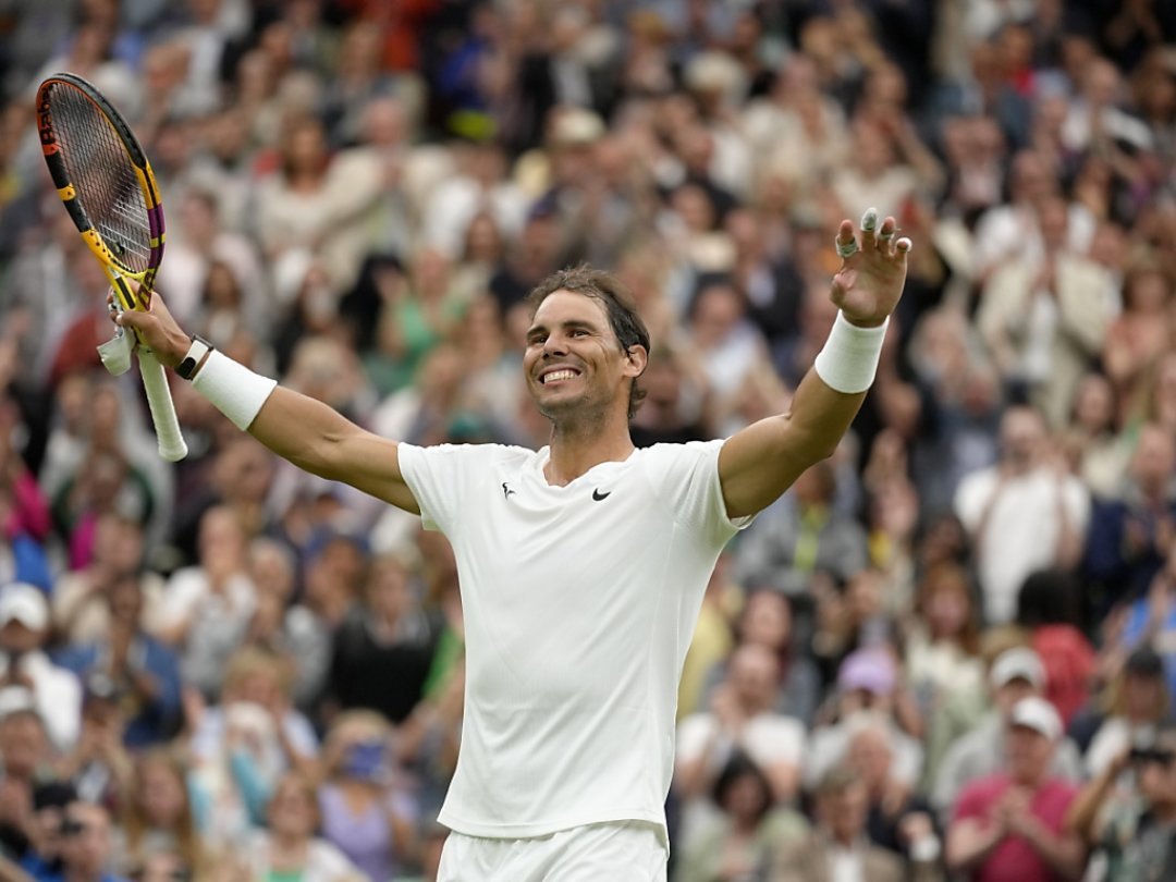 La délivrance pour Rafael Nadal après la balle de match.