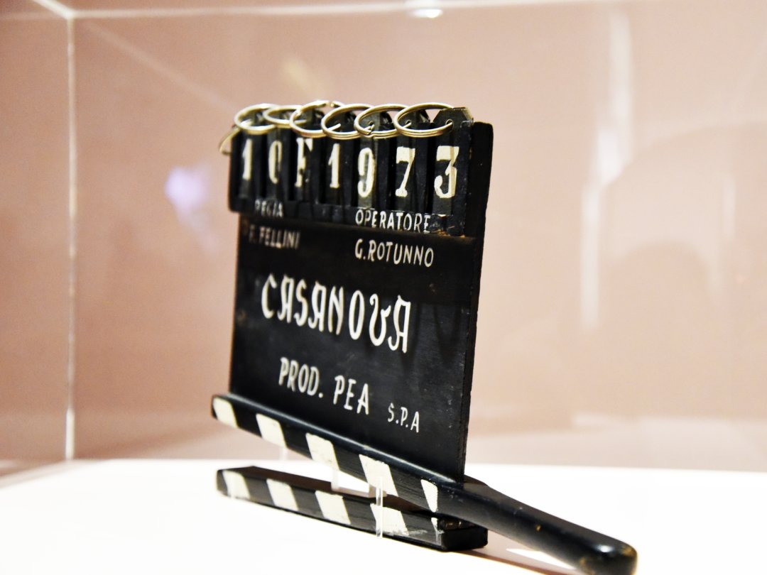 La Fondation Fellini de Sion a notamment prêté le clap utilisé sur le tournage de «Casanova» sorti en 1976.